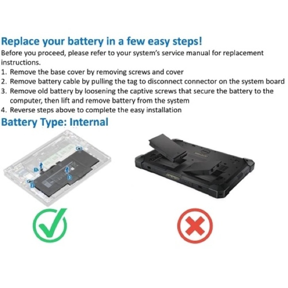 Dell 4-cell 60 Wh Lithium model MXV9V